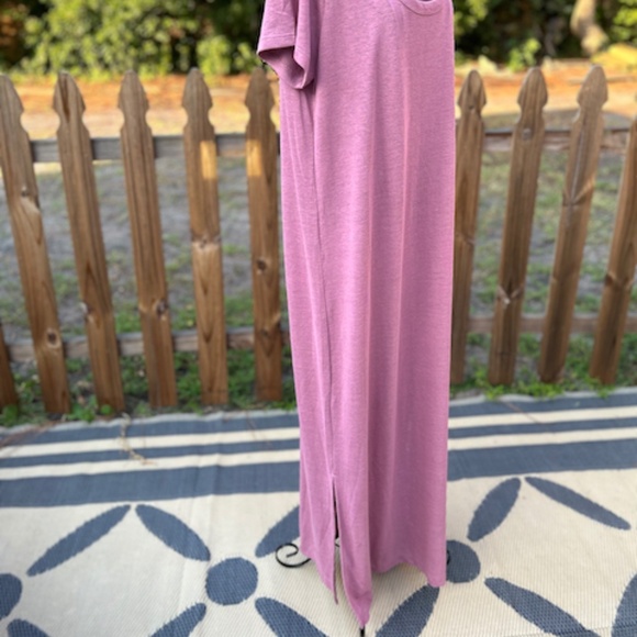 NWT Old Navy Pink Rose Maxi Dress - Medium - Picture 2 of 8